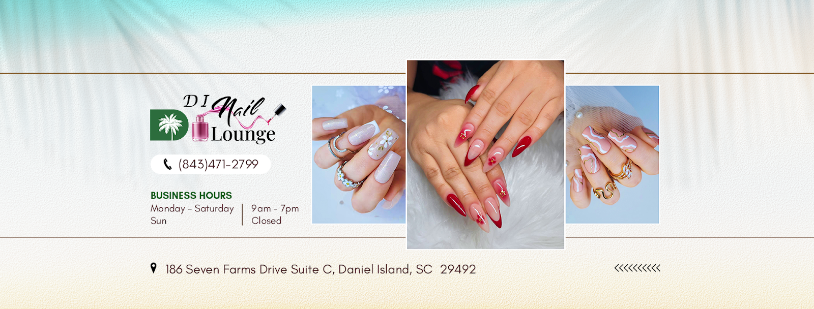 D I Nail Lounge Daniel Island logo